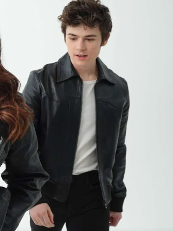 Alex Walter My Life with the Walter Boys S02 Black Leather Jacket