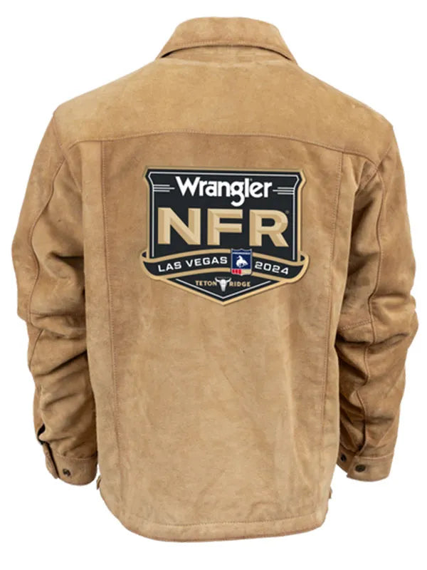 NFR Las Vegas 2024 Suede Leather Jacket