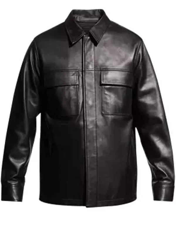 Nick Lachey Love Is Blind Black Leather Jacket