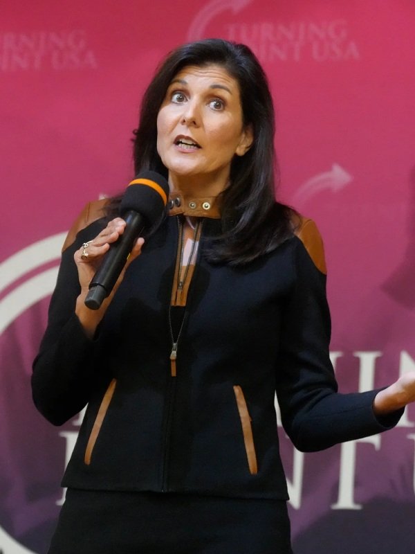 Nikki Haley For President 2024 Zip-Up Black Jacket