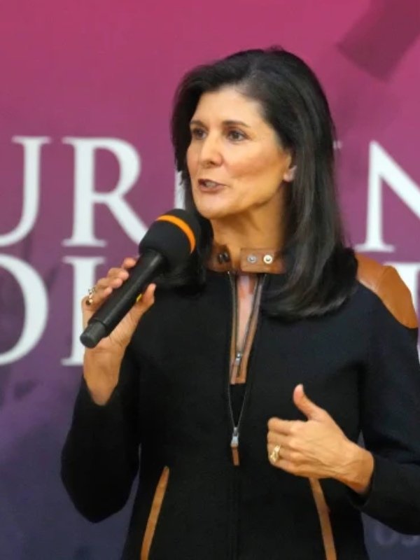 Nikki Haley For President 2024 Zip-Up Black Jacket