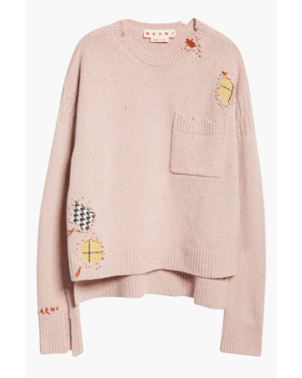 Poppas House 2024 Tetona Jackson Pink Wool Jumper