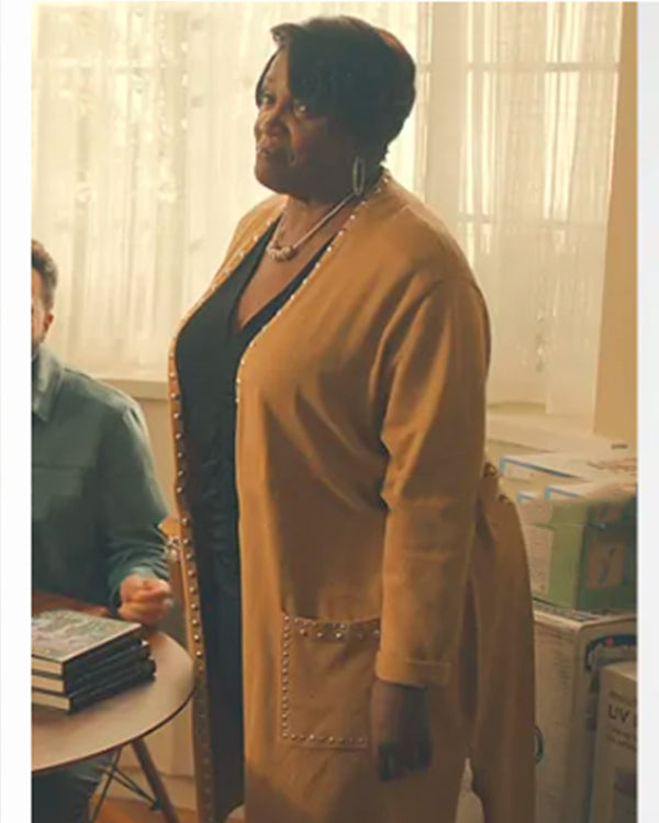 No Good Deed 2024 Anna Maria Horsford Studded Cardigan