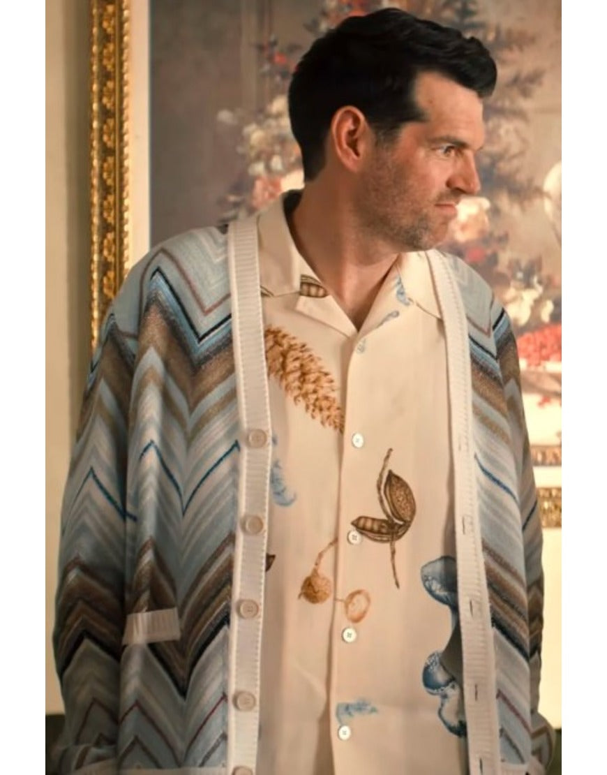 Nobody Wants This 2024 Timothy Simons Zig Zag Cardigan