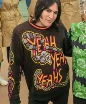 Bake Off Noel Fielding YEAH YEAH YEAHS Fleece Sweater