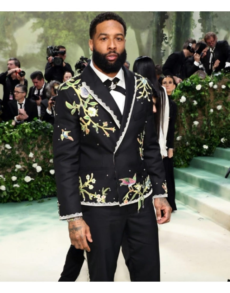 Met Gala 2024 Odell Beckham Jr Floral Suit