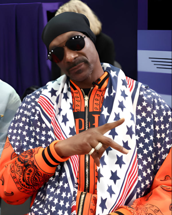 Olympics 2024 Snoop Dogg Orange Bandana Tracksuit