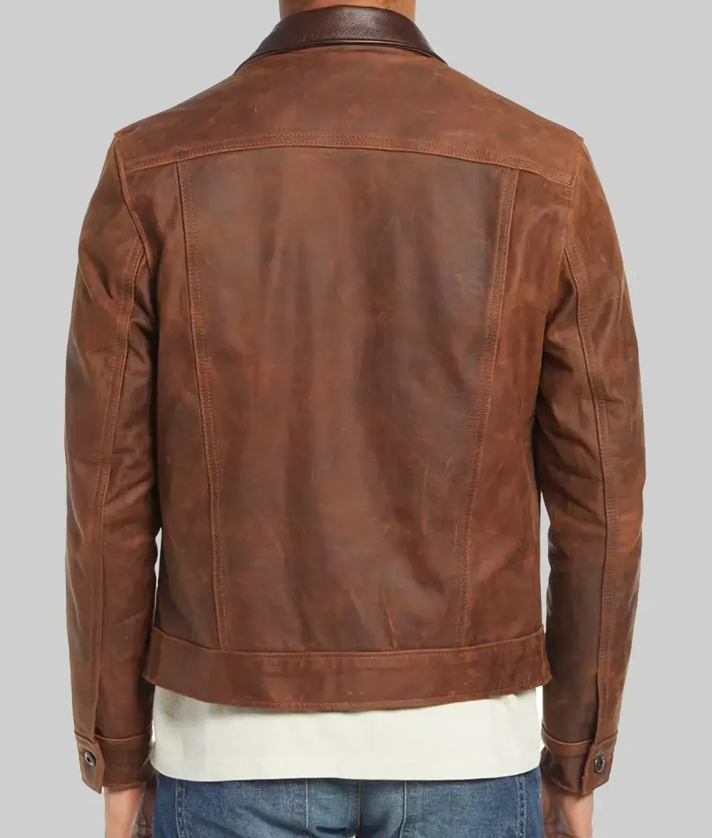 Ian Harding Our Little Secret 2024 Leather Jacket