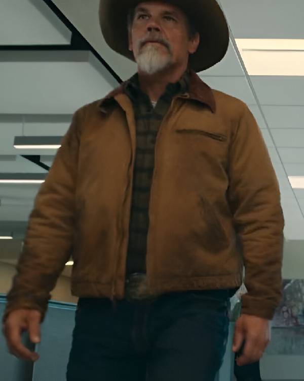 Outer Range 2024 Josh Brolin Brown Jacket