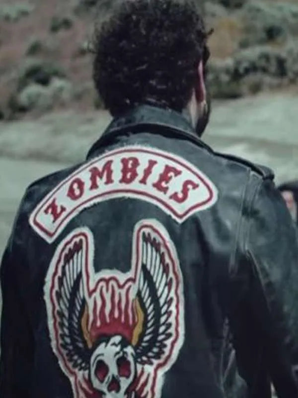 Post Malone Goodbyes Zombies Black Leather Jacket