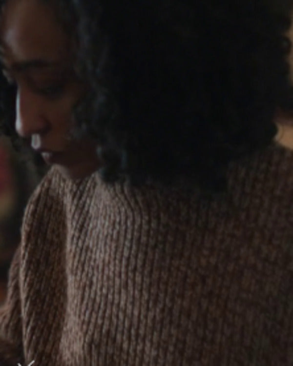 Presumed Innocent 2024 Ruth Negga Cashmere Knit Sweater