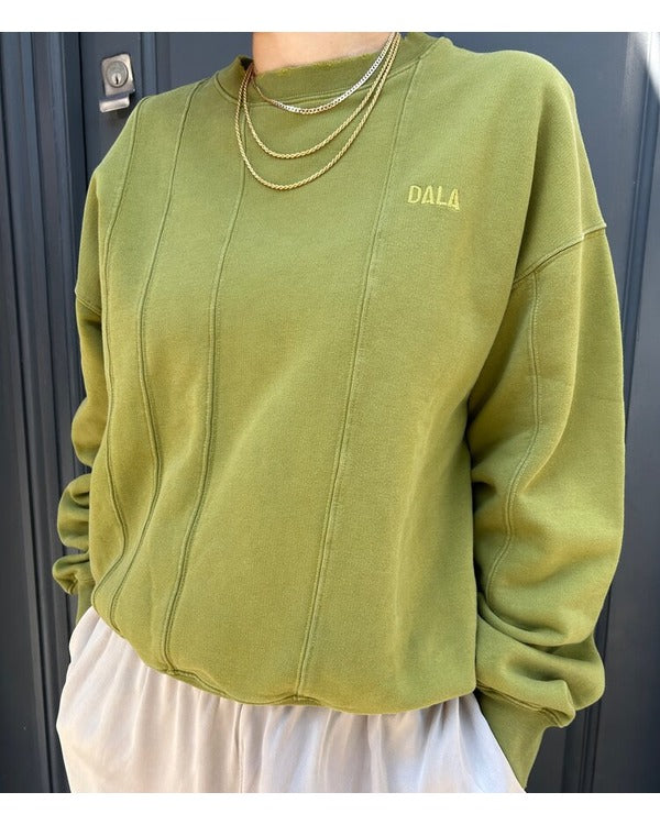 Queenie 2024 Dionne Brown Green Panel Sweatshirt