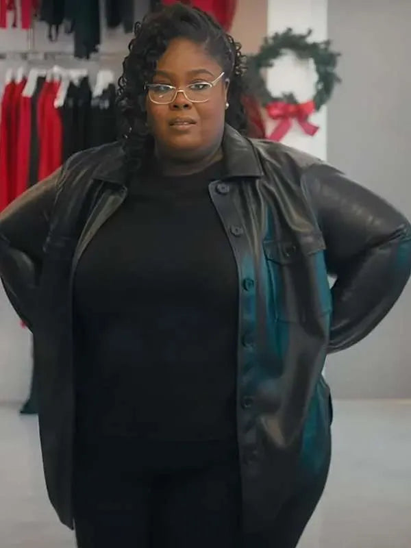 Raven Goodwin Style Me for Christmas 2024 Leather Jacket