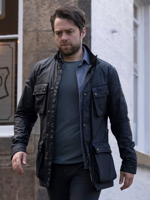 Richard Rankin Rebus 2024 Black Jacket