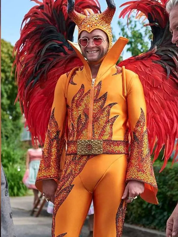 Taron Egerton Rocketman Costume Suit