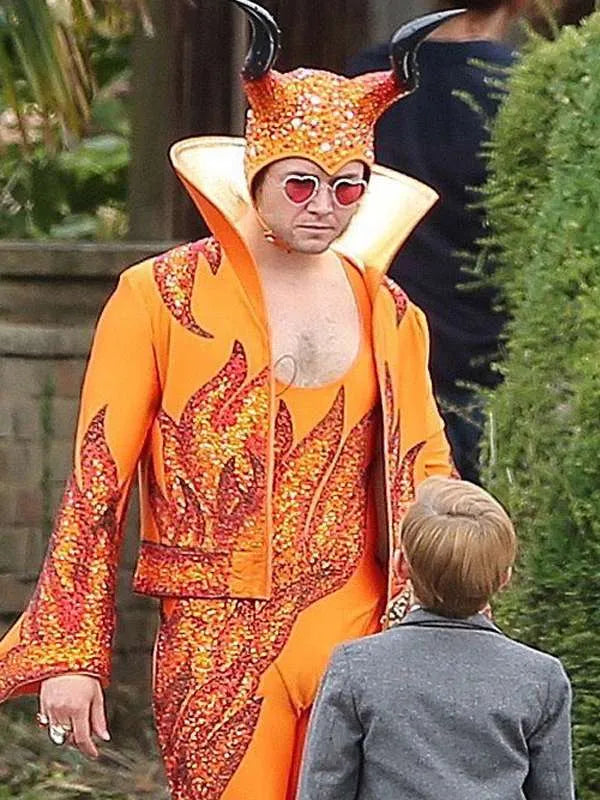 Taron Egerton Rocketman Costume Suit