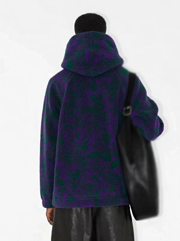 Jacob Elordi SNL Purple and Black Hoodie