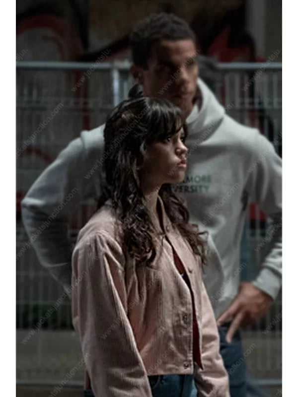 Scream 6 Tara Carpenter Pink Bomber Jacket