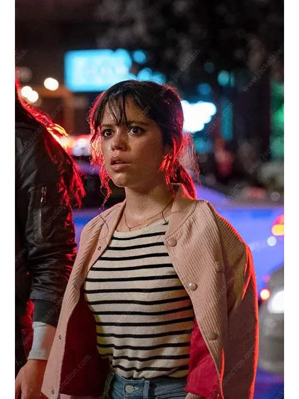 Scream 6 Tara Carpenter Pink Bomber Jacket