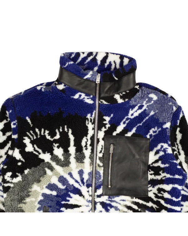 Receiver 2024 Justin Jefferson Tie Dye Sherpa Track Jacket