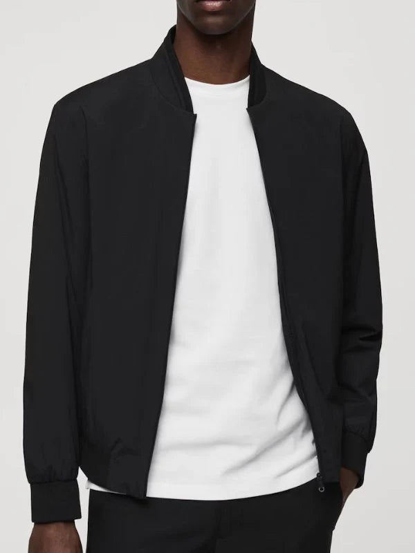 Snowfall S06 Franklin Saint Black Bomber Jacket