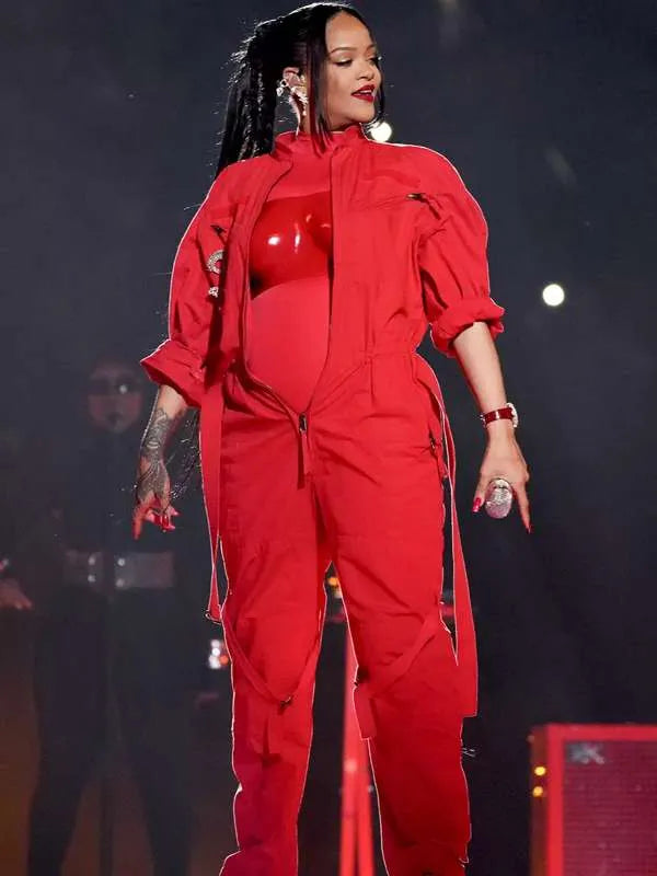 Super Bowl Halftime 2023 Rihanna Jumpsuit