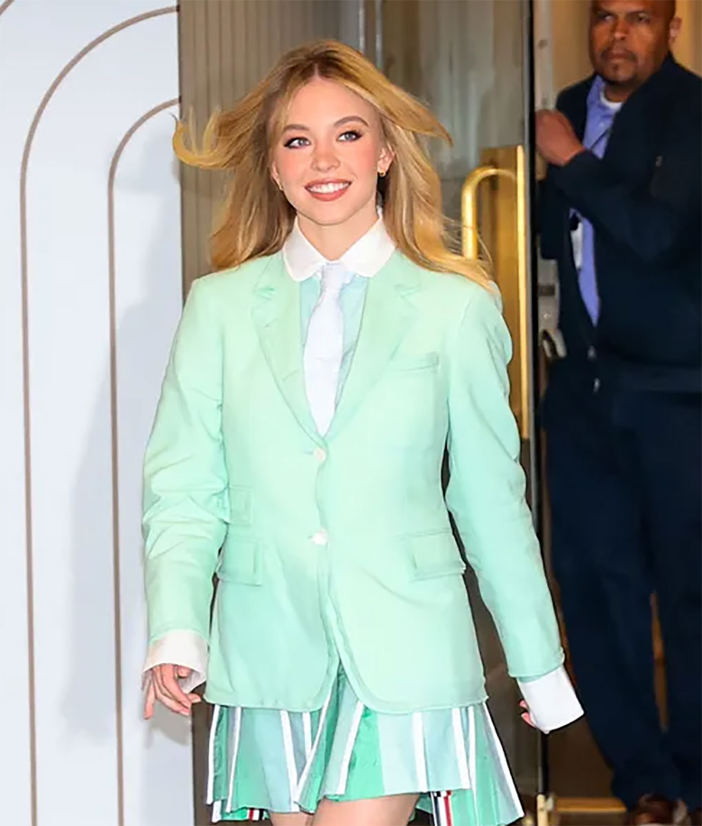 Sydney Sweeney Green Blazer