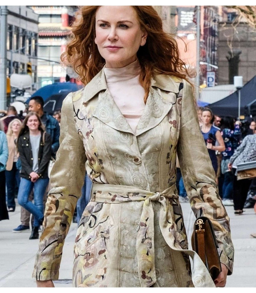 The Undoing Nicole Kidman Floral Coat - PINESMAX