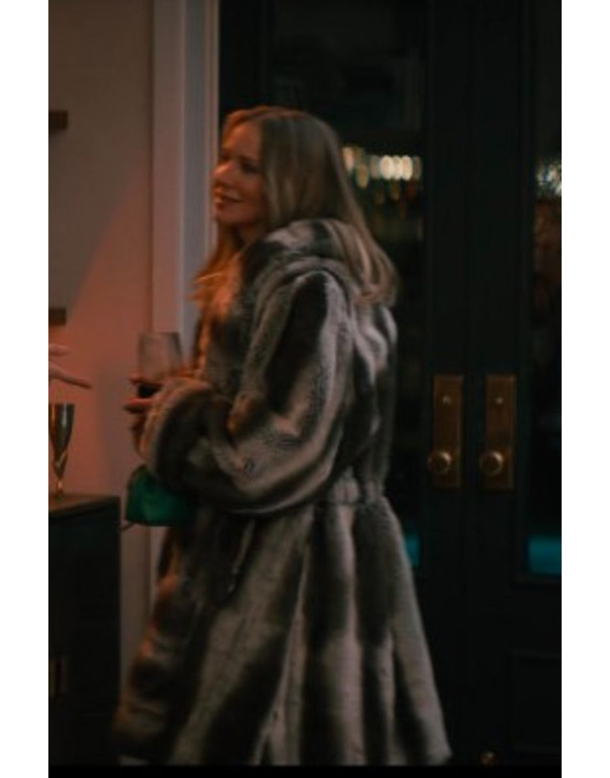 Nobody Wants This 2024 Kristen Bell Fur Coat