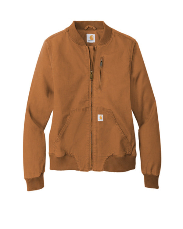 Resurrected Rides 2024 Shayna Guy Tan Bomber Jacket