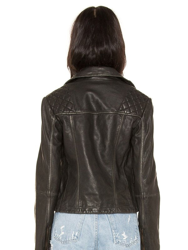 Ted Lasso Flo Collins Leather Jacket