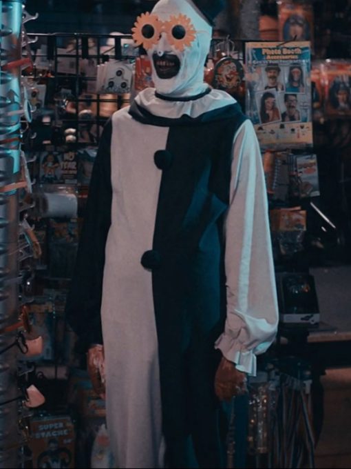 Terrifier 3 2024 Art The Clown Black & White Jumpsuit