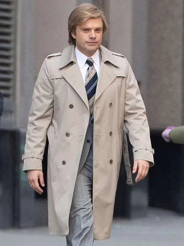 Sebastian Stan The Apprentice 2024 Trench Coat