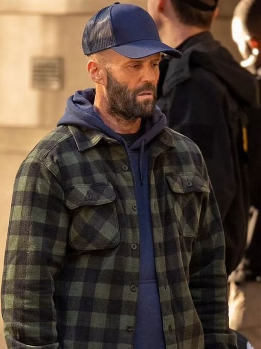 The Beekeeper 2023 Jason Statham Plaid Jacket