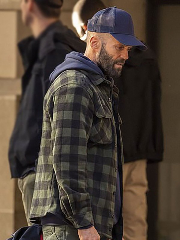 The Beekeeper 2023 Jason Statham Plaid Jacket