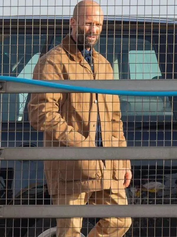 The Beekeeper 2024 Jason Statham Brown Jacket