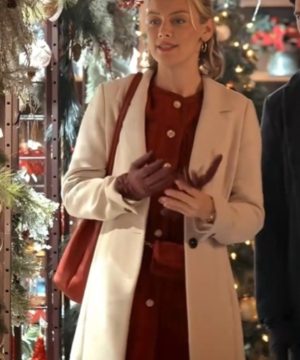 The Christmas Charade 2024 Rachel Skarsten White Coat