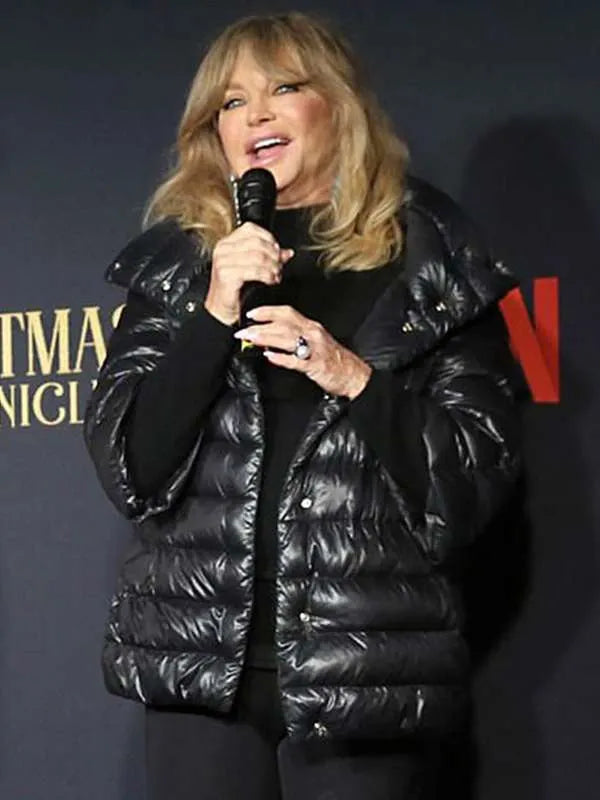 Goldie Hawn The Christmas Chronicles 2 Puffer Jacket