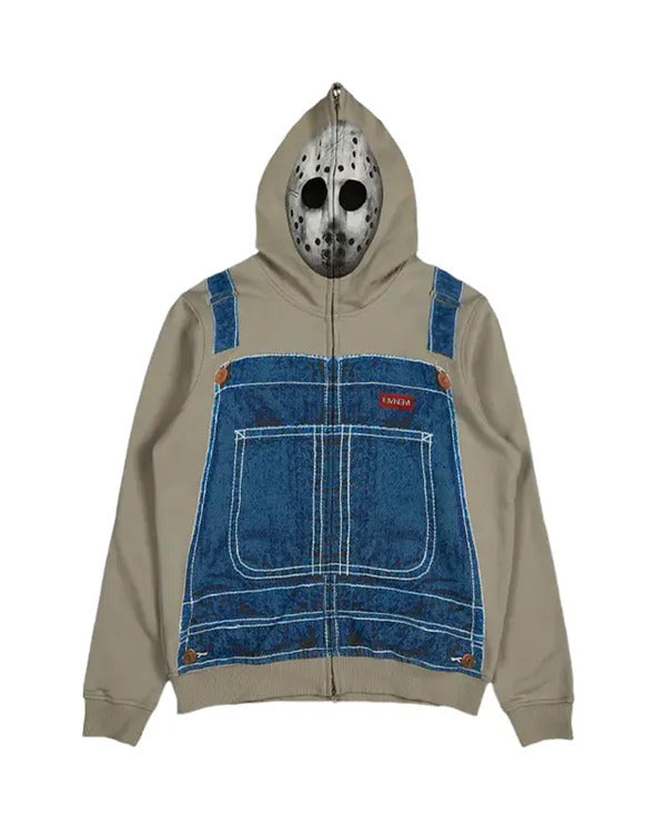 The Death Of Slim Shady 2024 Full Zip Grey Hoodie