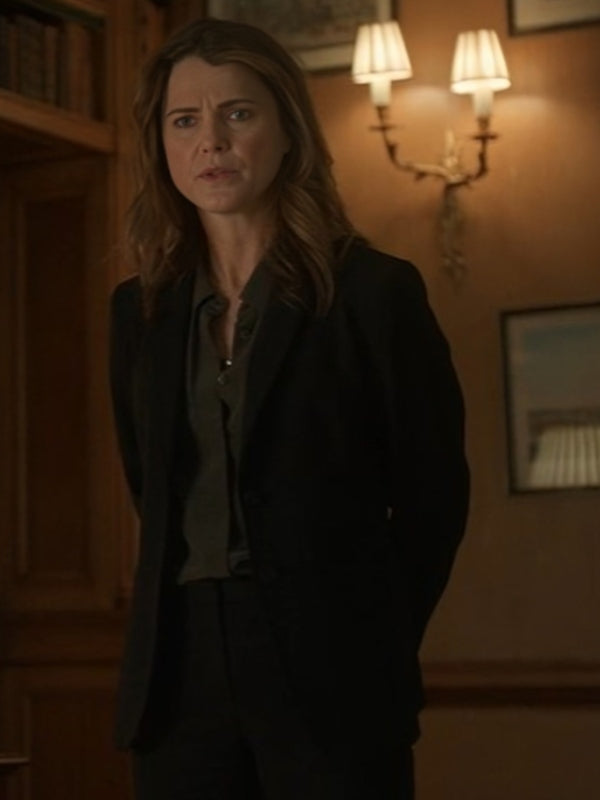 The Diplomat Season 2 Keri Russell Black Suit