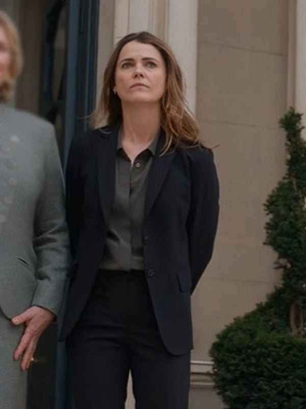 The Diplomat Season 2 Keri Russell Black Suit