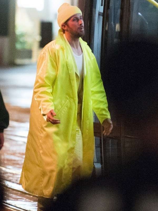 Ryan Gosling The Fall Guy 2024 Yellow Trench Coat