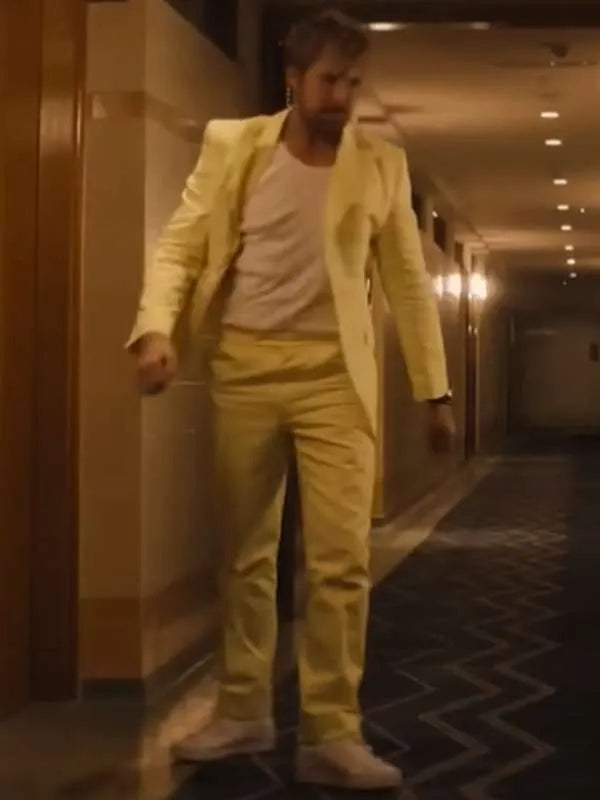 The Fall Guy 2024 Ryan Gosling Yellow Suit