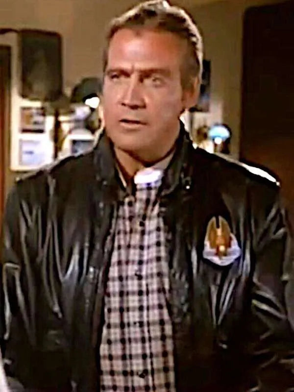 The Fall Guy Lee Majors Stuntman Association Leather Jacket