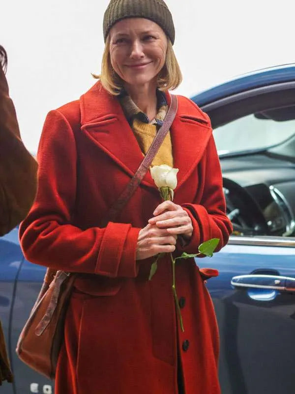 Naomi Watts The Friend 2024 Red Coat