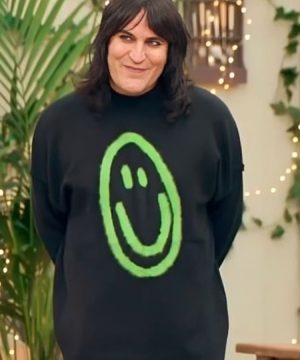 Bake Off Noel 2024 Fielding Smile Black Sweater