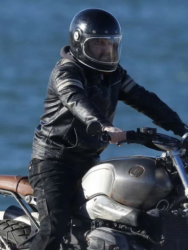 Casey Affleck The Instigators 2024 Leather Jacket