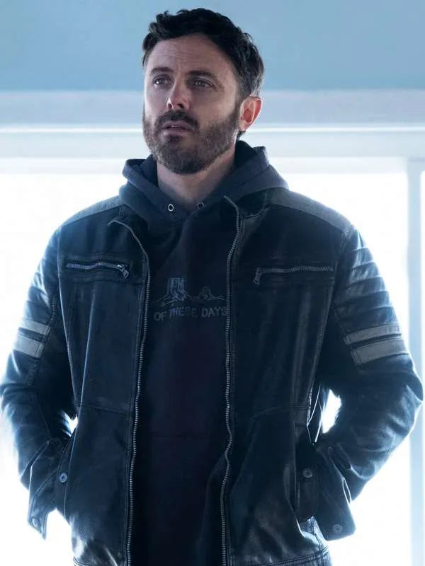 Casey Affleck The Instigators 2024 Leather Jacket