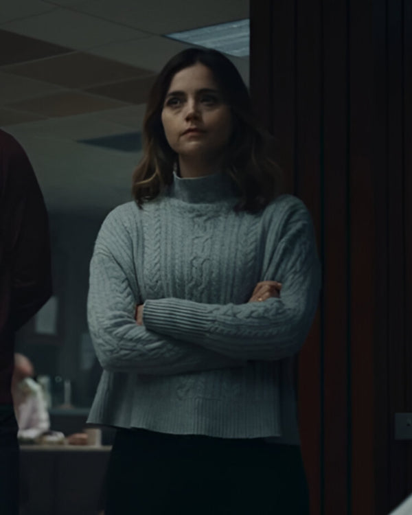 The Jetty 2024 Jenna Coleman Grey Sweater