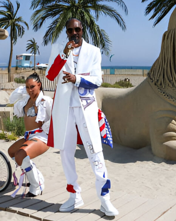 The Olympics 2024 Snoop Dogg White Suit